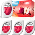 Air Freshener for Home, 4 Pack, Apple Cinnamon, Odor Eliminator for Small Area Closets Bathroom Pets Strong Odor, Up to 120 Days