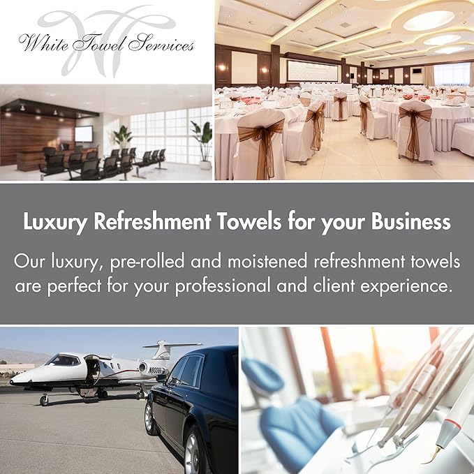 White Towel Services 8" x 8" in Moist Cotton Towel Individually Wrapped - Image 4