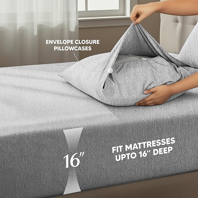 Utopia Bedding King Size Sheet Set – 4 Piece Bed Sheets, Soft and Breathable - Image 4