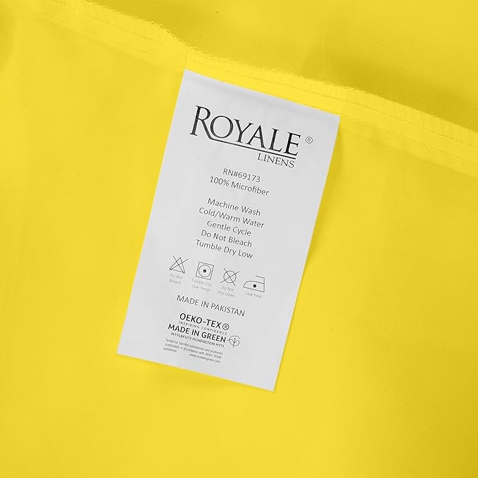 Royale Linens 2 Pack Bulk Flat Sheet Set - Image 9