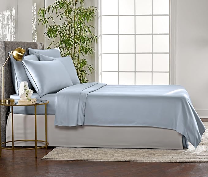 Pure Bamboo Queen Sheets, Genuine 100% Organic Viscose Derived from Bamboo Bed - Image 4