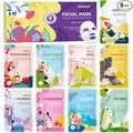 KONEUK 9 Pack Hydrating Face Masks Skincare, Bulk Sheet Face Mask by KONEUK