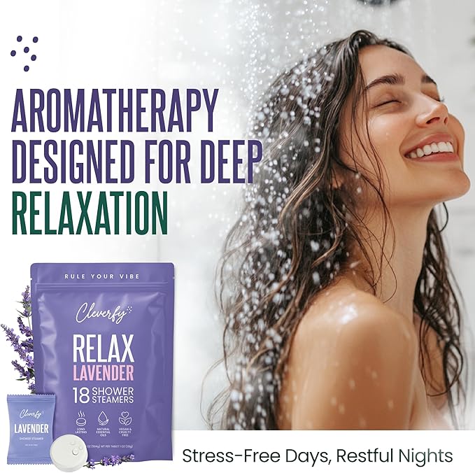Cleverfy Lavender Shower Steamers Aromatherapy - Image 5
