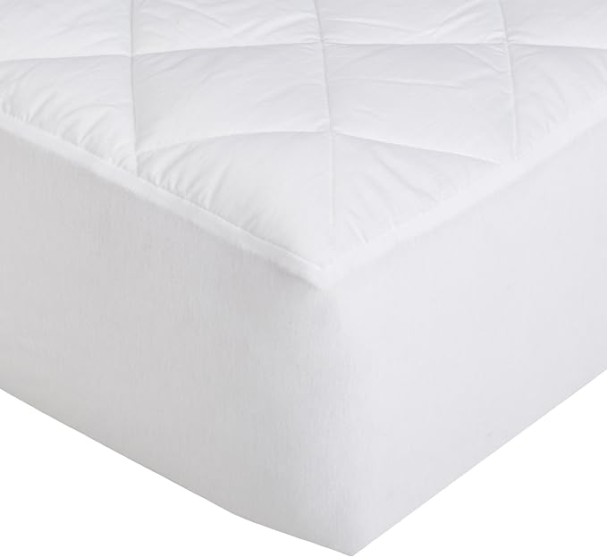 Amazon Basics Hypoallergenic Breathable Quilted Mattress Topper Pad - Image 4