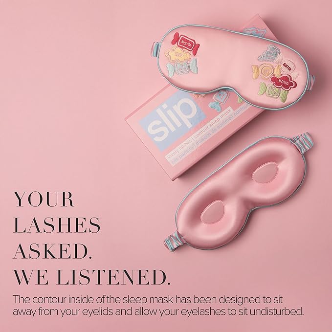 slip Besties Contour Sleep Mask | Pure Silk, 100% Mulberry Silk | Contoured - Image 2