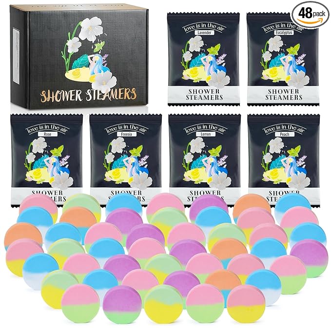 48pcs Aromatherapy Shower Steamers by HiHas