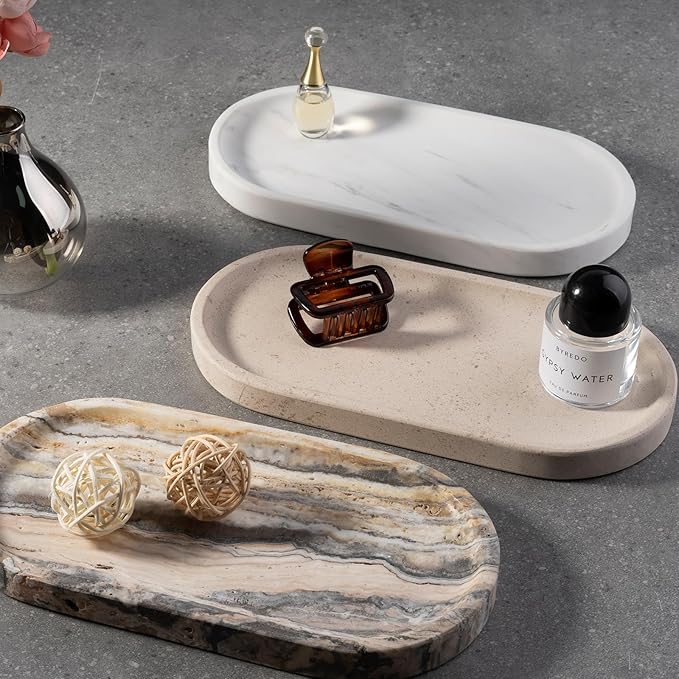 Koville 10"x5" Marble Vanity Tray - Image 7