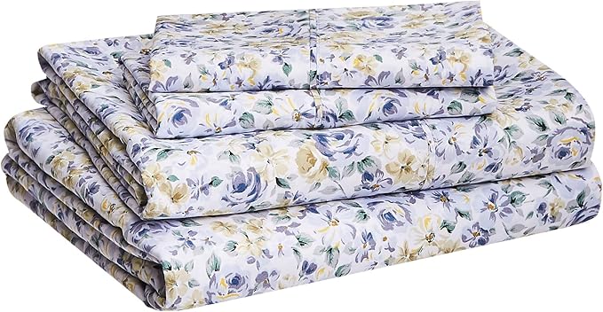 Amazon Basics Lightweight Super Soft Easy Care Microfiber 4 Piece Bed Sheet Set - Image 2