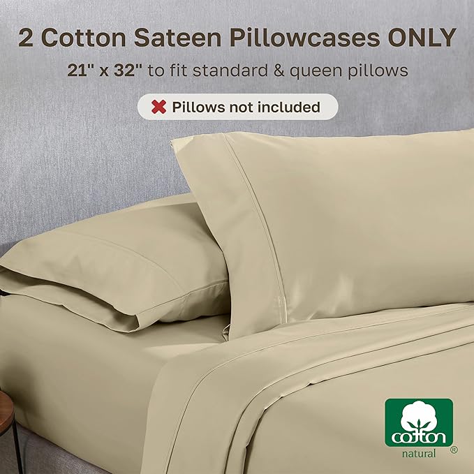 California Design Den Standard/Queen Size Pillowcase Set - Image 3