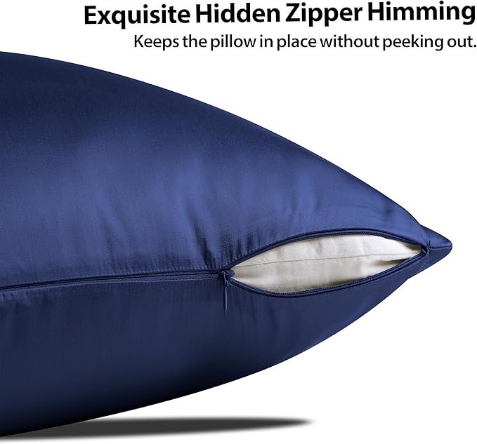2 Pack Cooling Pillow Cases, Viscose Derived from Bamboo Pillow Protectors - Image 3