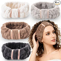 4 Pack Microfiber Towel Headbands by IAXSEE