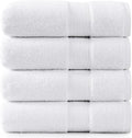 LANE LINEN 100% Cotton 4 Pack Bath Sheets by LaneLinen