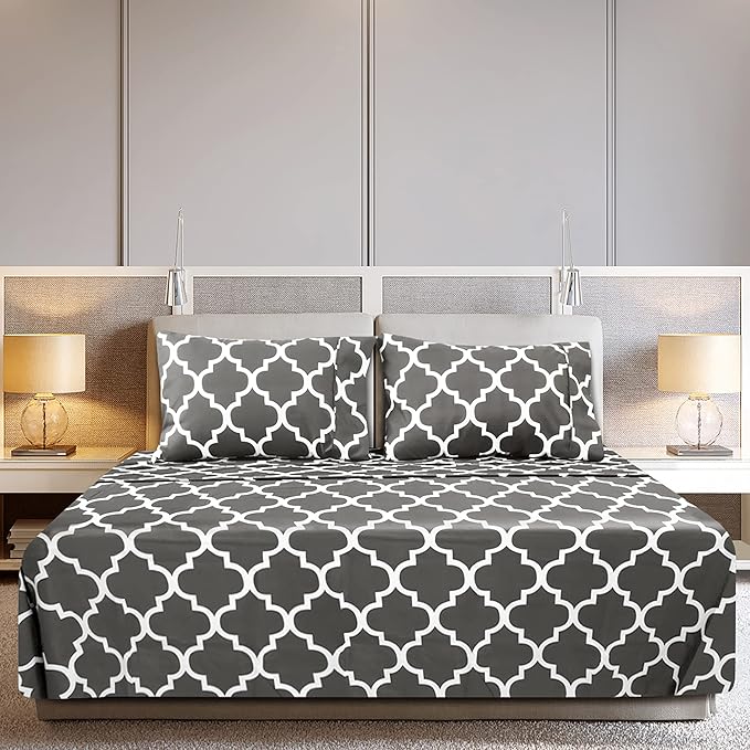 Utopia Bedding Queen Sheet Set, Soft Microfiber 4 Piece Bed Sheets by UTOPIABEDDING