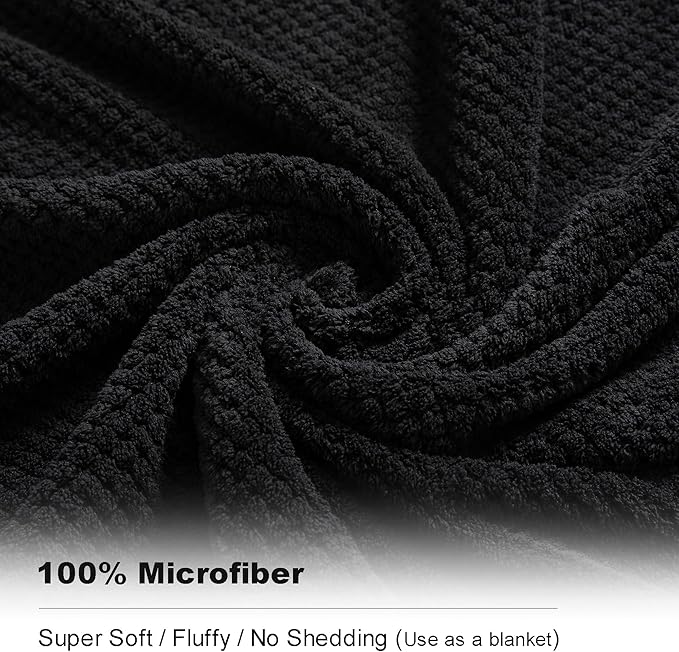 Smuge 2 Piece Hand Towels Set, 100% Microfiber - Image 3