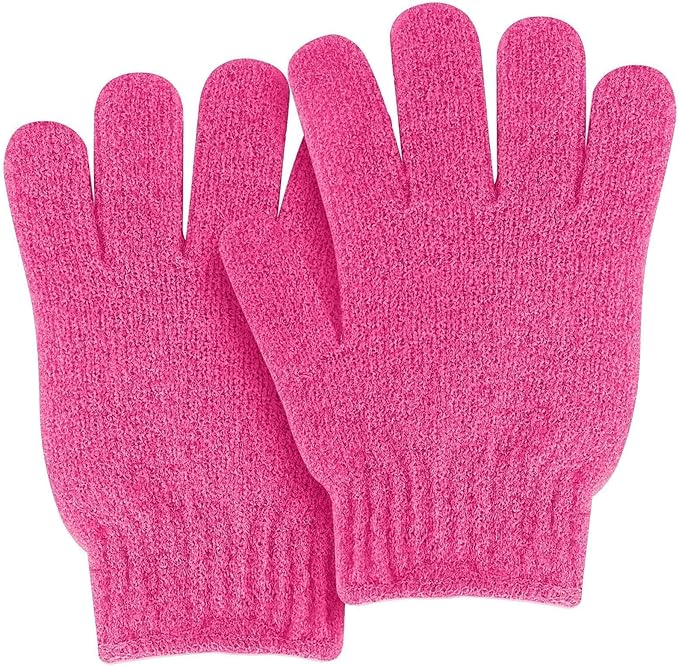 MOLOPPO 2 PCS Exfoliating Glove, Scrub Gloves Exfoliating, Body Exfoliator - Image 7