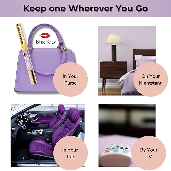 Bliss Kiss | 1 Lavender Vanilla | Nail Oil Cuticle Pen w/Vitamin E & - Image 4
