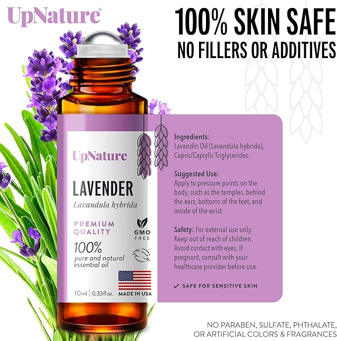 UpNature Lavender Essential Oil Pure Roll On - Image 3