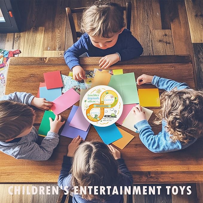 Feelings Wheel, Double-Sided Emotion Wheel with Stand, Counseling Office Must Have, Feelings Wheel Suitable for Therapy Office Decor School Counseling Office Must Have (8Z, 1)