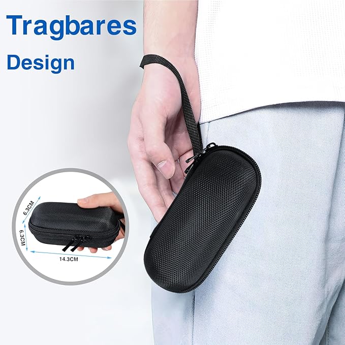 2 in 1 Type C USB Presentation Clicker with Carry Bag, Wireless Presenter Remote PowerPoint Clicker for Computer Presentations, Slide Advancer for Mac Laptop