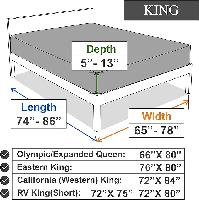 Stretch King Size Fitted Sheet Only - Image 6