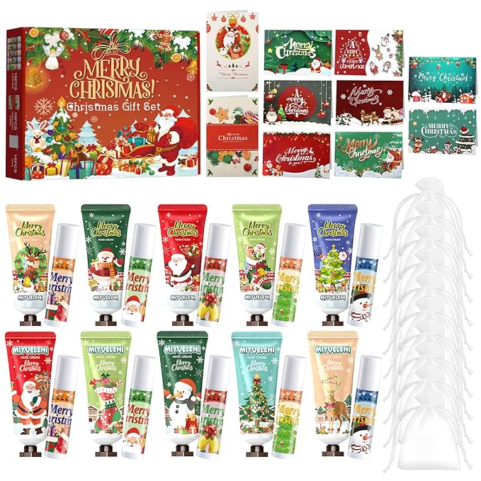 JAOJAO Christmas Lip Balm Bulk, Christmas Hand Cream by JAOJAO