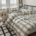 mixinni Full Size Buffalo Plaid Duvet Cover Set by mixinni