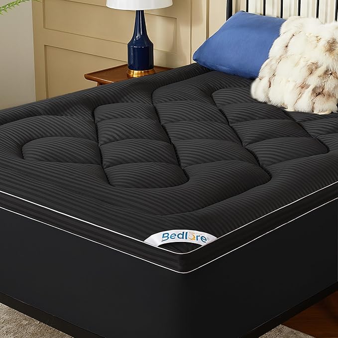 BEDLORE Queen Mattress Topper, Thick Pillow Top Pad by Bedlore