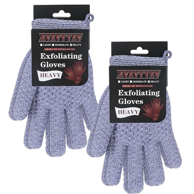 Exfoliating Dual Texture Bath Gloves by Unknown