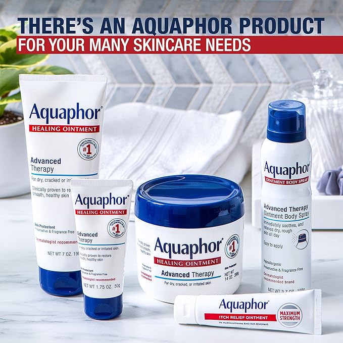 Aquaphor Healing Ointment Advanced Therapy Skin Protectant, Dry Skin Body - Image 14