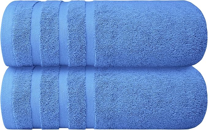 Infinitee Xclusives 100% Cotton Luxury Bath Towels Set of 2 - Image 8