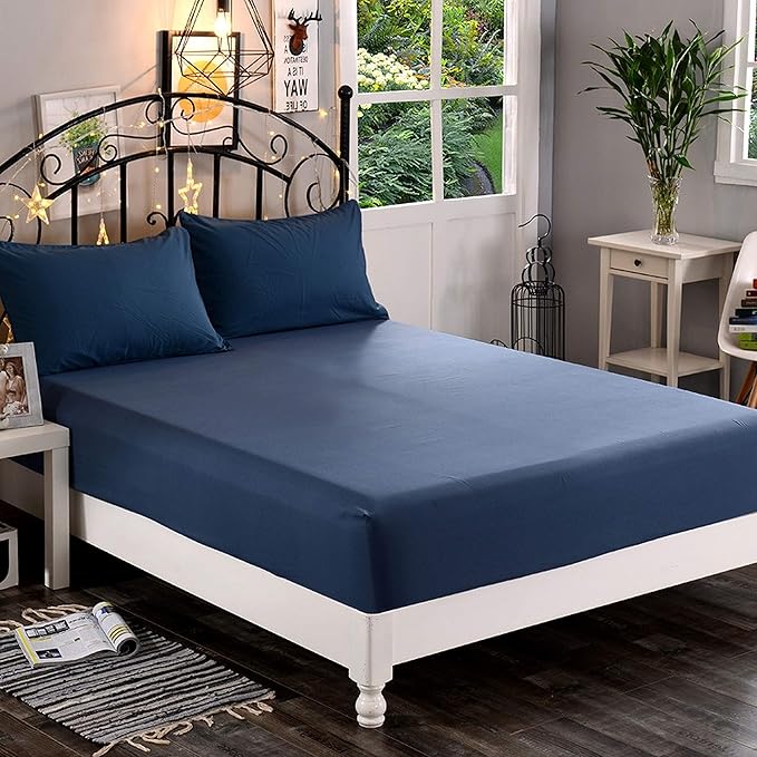Elegant Comfort 1500 Premium Hotel Quality 1-Piece Fitted Sheet, Softest by ELEGANTCOMFORT