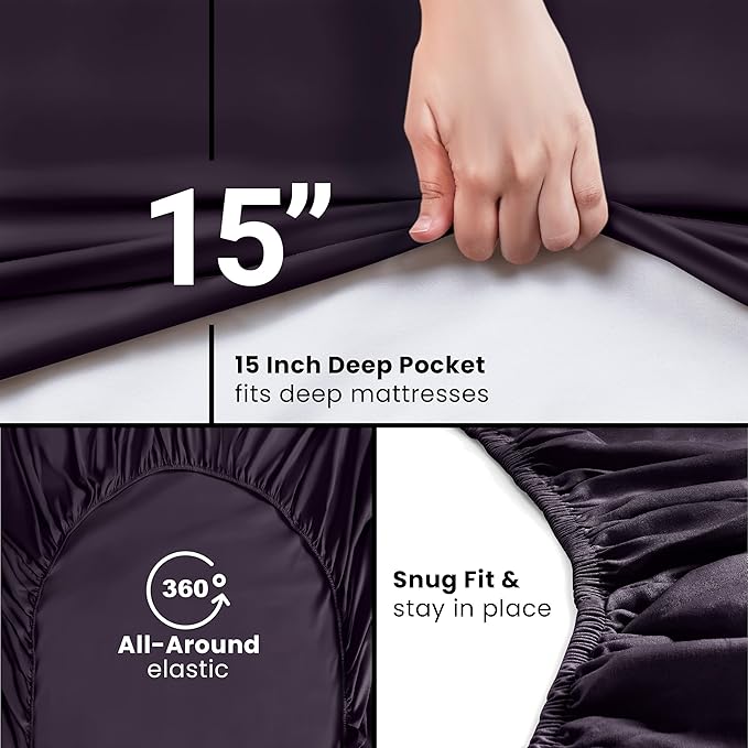 Utopia Bedding Full Fitted Sheet - Image 3