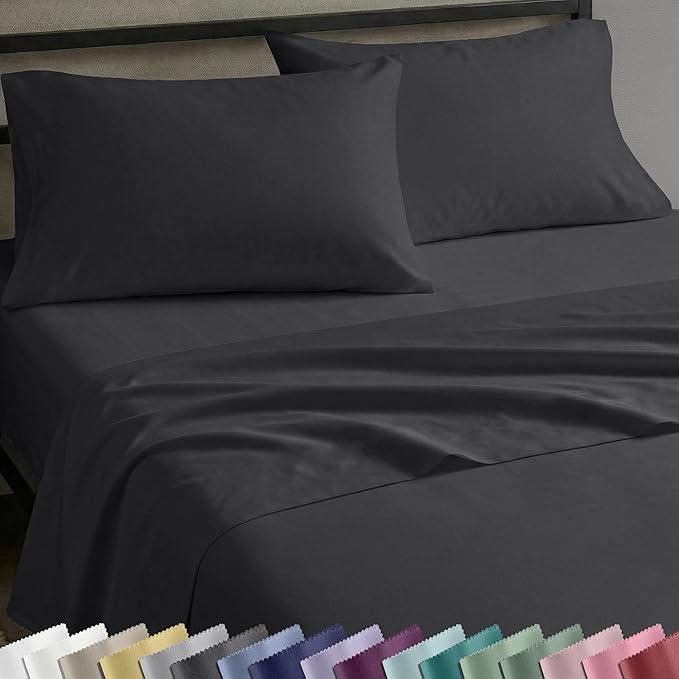 California Design Den Natural 100% Cotton Sheets Full Size Bed Set by CaliforniaDesignDen