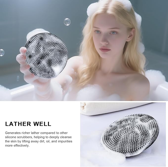 INNERNEED Food Grade Silicone Body Scrubber Gentle Exfoliating Brush - Image 4