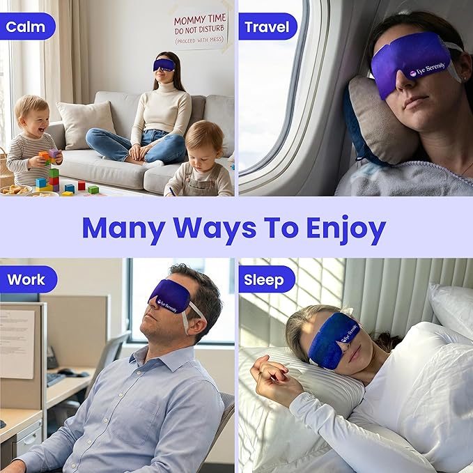 Eye Serenity Steam Eye Mask, Heated Eye Mask, Self Heating Warm Compress - Image 5