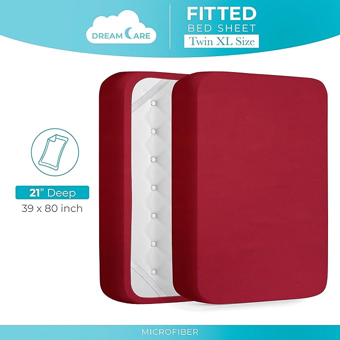 DREAMCARE Twin XL Fitted Sheet - Image 4
