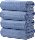 ecolook 4 Pack Microfiber Bath Towels, 31 x 63 inches Extra Large Bath Towel Set by Unknown