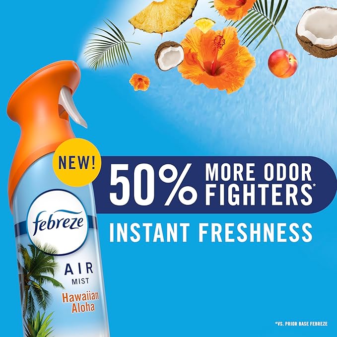 Febreze Air Mist, Luxe Air Freshener Spray, Odor Fighting Room Spray, Deodorizer - Image 2