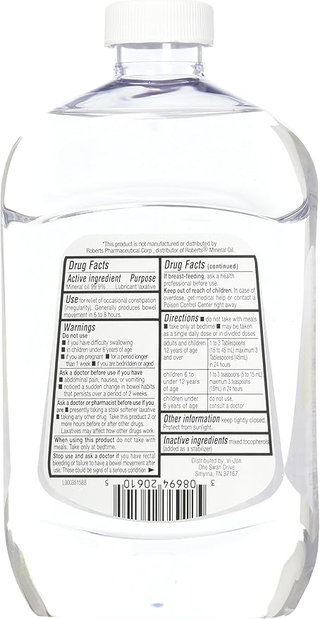 Swan Mineral Oil 16 oz - Image 2