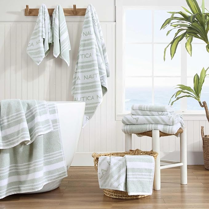 Nautica - Bath Towels, 100% Soft & Absorbent Plush Cotton Towels - Image 4
