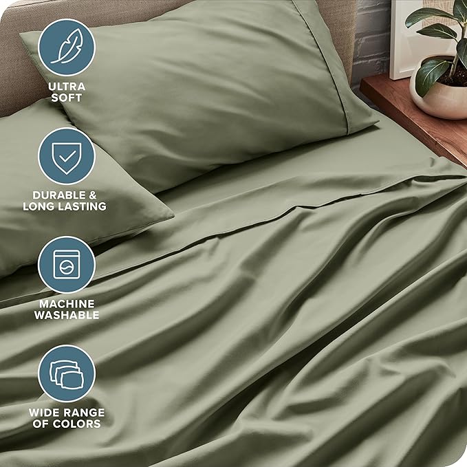 Bare Home Queen Sheet Set - Image 4