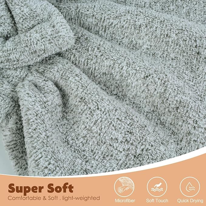SUNLAND Large Microfiber Hair Drying Caps - Image 5