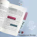 ELII 500 PCS Sticky Index Tabs 2 Inch Colorful Sticky Tabs for Notebooks, Page Markers Tabs for Binders