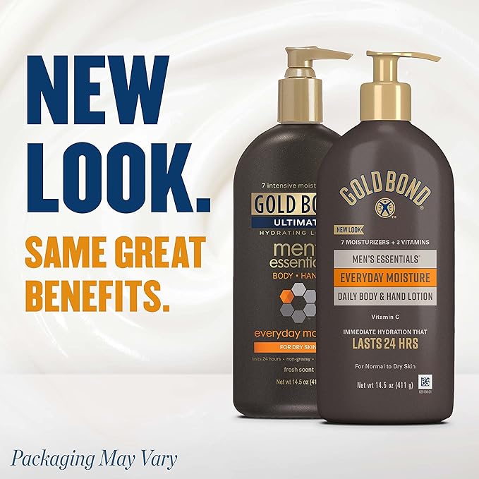 Gold Bond Men's Essentials Everyday Moisture Daily Body & Hand Lotion - Image 4