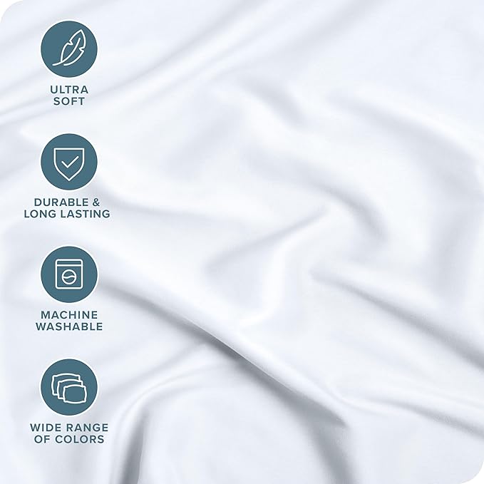 Bare Home 4-Pack Fitted Bottom Sheets - Image 2