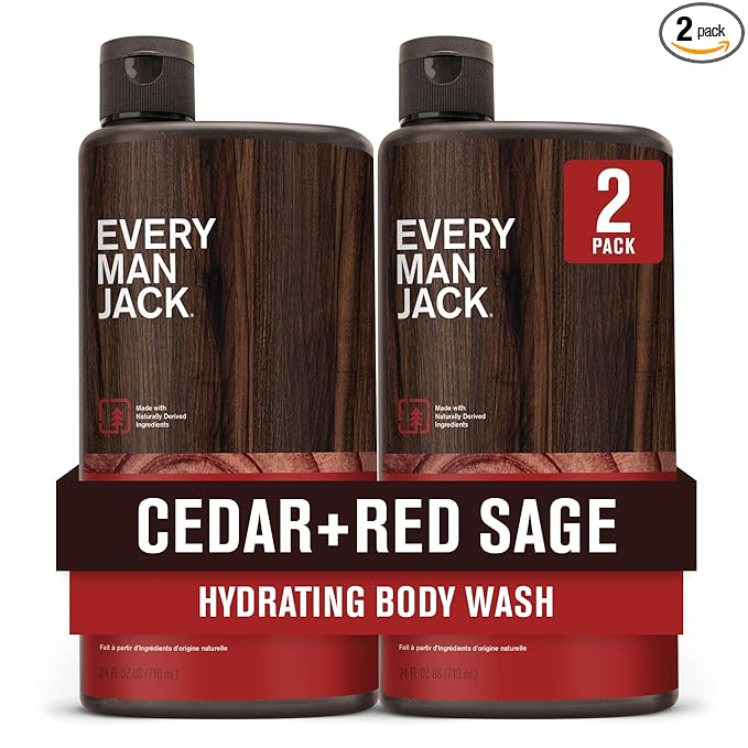 Every Man Jack Nourishing Cedar + Red Sage Mens Body Wash by EveryManJack