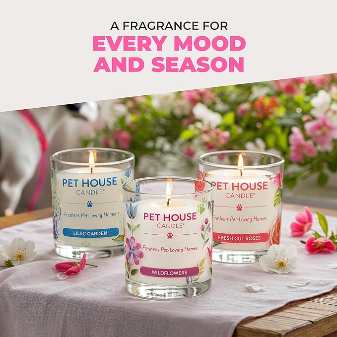 Pet House Candles, Clean Burning, Long Lasting Pet Odor Candles, Plant-Based - Image 5