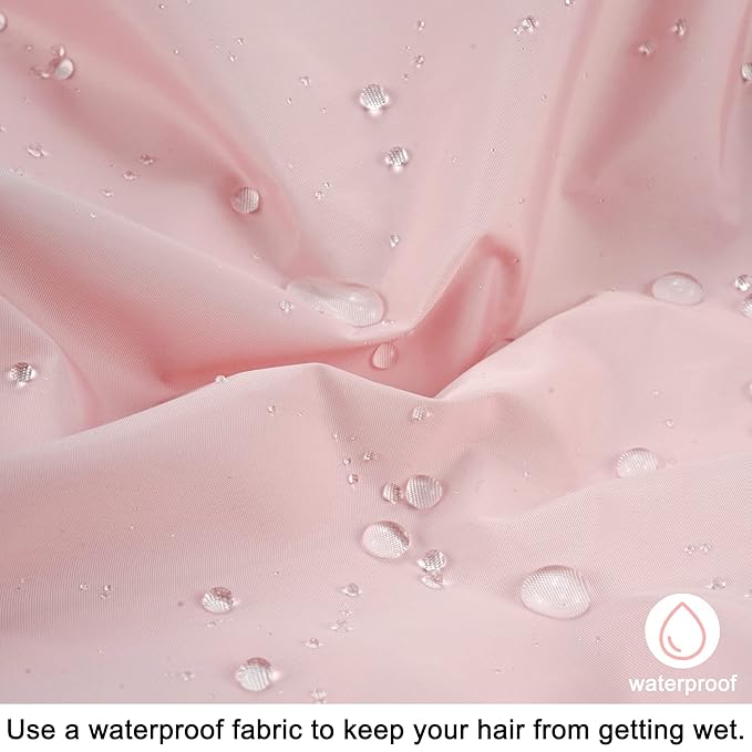 Reusable Shower Cap for Women, Large Waterproof Shower Bonnet - Image 6