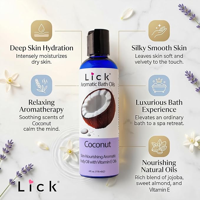 Lick Coconut Aromatic Bath Oil - Image 2