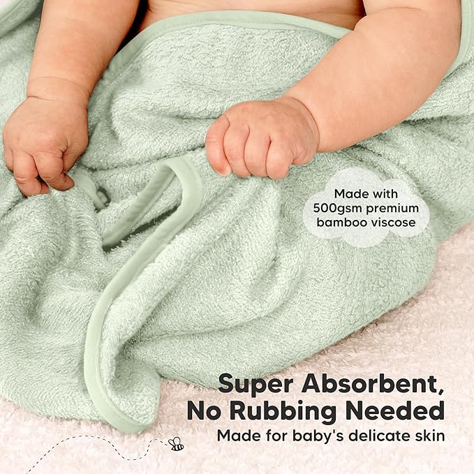 KeaBabies 2-Pack Hooded Baby Towels - Image 4
